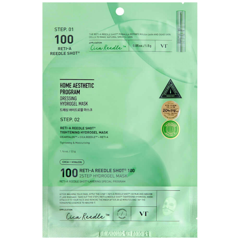 VT Cosmetics Reti-A Reedle Shot 100 2Step Hydrogel Mask