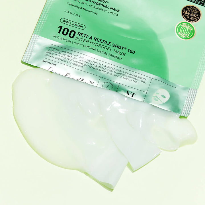 VT Cosmetics Reti-A Reedle Shot 100 2Step Hydrogel Mask